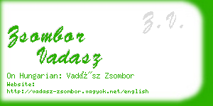zsombor vadasz business card